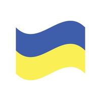 concepto de pincel de bandera de ucrania. bandera de ucrania. símbolo nacional. símbolo de la bandera ucraniana. ilustración azul y amarilla. ilustración vectorial de stock vector