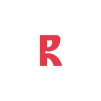 modern letter r business Logo Design with arrow for accounting, financial advisor, and investment. vector art illustration
