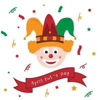 April fools day with surprise icons. Good For greeting cards, banners, flyers, etc. vector art illustration design