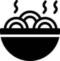 ilustración vectorial de fideos en un fondo. símbolos de calidad premium. iconos vectoriales para concepto y diseño gráfico. vector