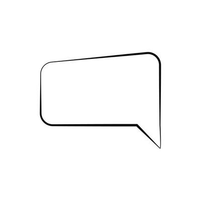 speech bubble frame for comic text isolated white background. Empty outline bubble for speech text. Dialog empty cloud, cartoon box.