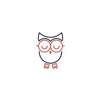 Modern Owl Logo Design. owl with cap and diploma good for companies, schools and colleges. Vector art illustration.