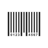 Bar Code Line Icon vector