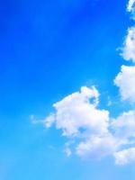 blue sky with cloud background. Selective focus. Copy space photo