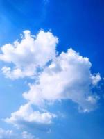 blue sky with cloud background. Selective focus. Copy space photo