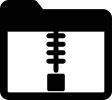 Compressed folder Isolated Vector icon which can easily modify or edit