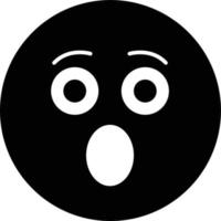 Surprised Emoji Vector icon that can easily modify or edit