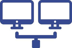 Lcd Connection Isolated Vector icon which can easily modify or edit