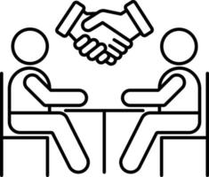 Partnership Isolated Vector icon which can easily modify or edit