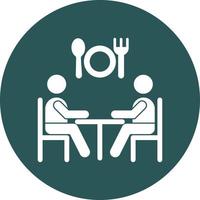 Dinner Isolated Vector icon which can easily modify or edit