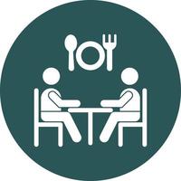 Dinner Isolated Vector icon which can easily modify or edit