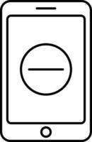 Mobile App Remove Isolated Vector icon which can easily modify or edit