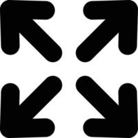 Full Screen Vector icon that can easily modify or edit