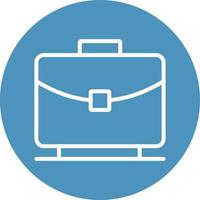 Portfolio Bag Isolated Vector icon which can easily modify or edit