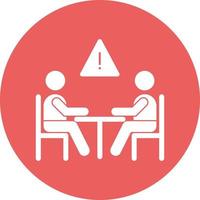 discuss error Isolated Vector icon which can easily modify or edit