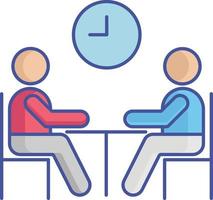 meeting time Isolated Vector icon which can easily modify or edit