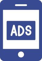 Mobile ads Isolated Vector icon which can easily modify or edit