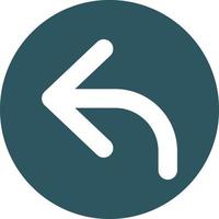 Left Arrow Vector icon that can easily modify or edit