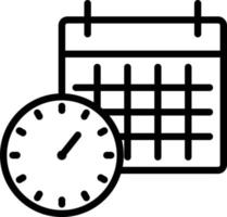 Calendar deadline Isolated Vector icon which can easily modify or edit