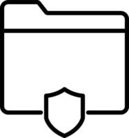 Secure folder Isolated Vector icon which can easily modify or edit