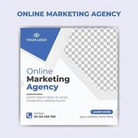 Digital business marketing banner vector