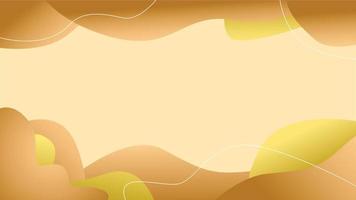 illustration of a background orange wave with gradient vector