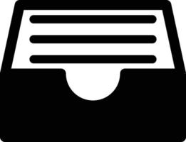 File drawer Isolated Vector icon which can easily modify or edit