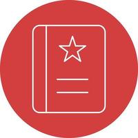 Book marking Vector icon that can easily modify or edit