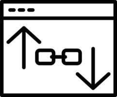 Hyperlink Vector icon that can easily modify or edit