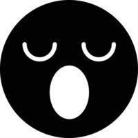 Sleeping Emoji Vector icon that can easily modify or edit