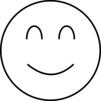 icono de vector de emoji de sonrisa que puede modificar o editar fácilmente
