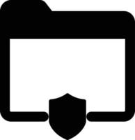 Secure folder Isolated Vector icon which can easily modify or edit