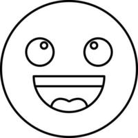 icono de vector de emoji de sonrisa abajo que puede modificar o editar fácilmente