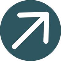 Right Top Vector icon that can easily modify or edit