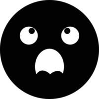 Surprised emoji Vector icon that can easily modify or edit