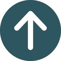 Up Arrow Vector icon that can easily modify or edit