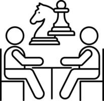 Chess board game Isolated Vector icon which can easily modify or edit