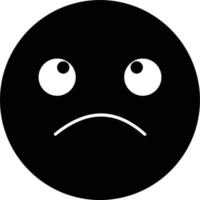 Sad emoji Vector icon that can easily modify or edit