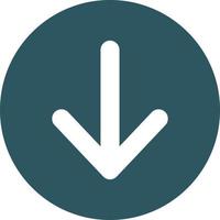 Down Arrow Vector icon that can easily modify or edit