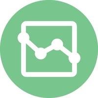 Graph Isolated Vector icon which can easily modify or edit