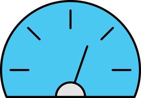 Speedometer Isolated Vector icon which can easily modify or edit