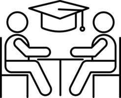 Education cap Isolated Vector icon which can easily modify or edit