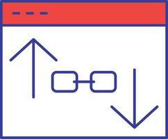 Hyperlink Vector icon that can easily modify or edit