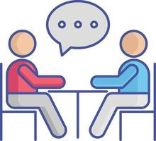 conversation person Isolated Vector icon which can easily modify or edit