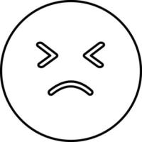 Sad Vector icon that can easily modify or edit