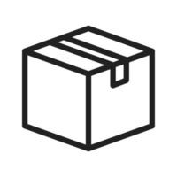 Package I Line Icon vector