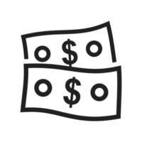 Money II Line Icon vector