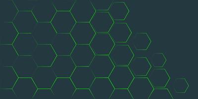 black and green abstract vector background