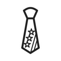 Tie Line Icon vector