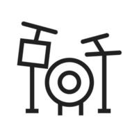 Drums Line Icon vector